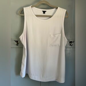 Ann Taylor light gray Boxy Tank Top